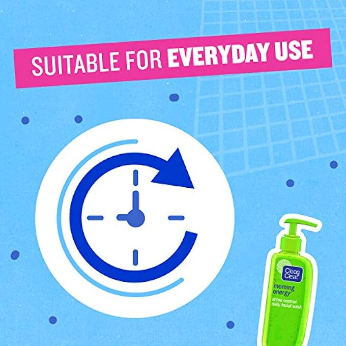 Clean & Clear CLEAN AND CLEAR DAILY FACIAL WASH MORNING ENERGY SHINE CONTROL 150ML, ENRICHED WITH LEMONGRASS AND FRUIT EXTRACTS, KEEPS SKIN AWAKE, FRESH AND SHINE-FREE - Image 4